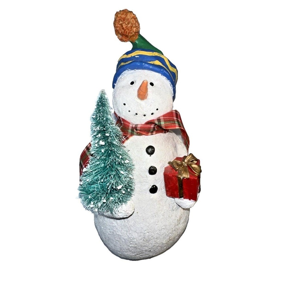 Nantucket Snowman Figurine Christmas Winter Season  Decoration 10.5 inches
